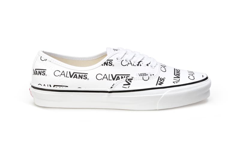 Calvin Klein Palace Vans Authentic Calvans Sneakers Collaboration Shoes Kicks