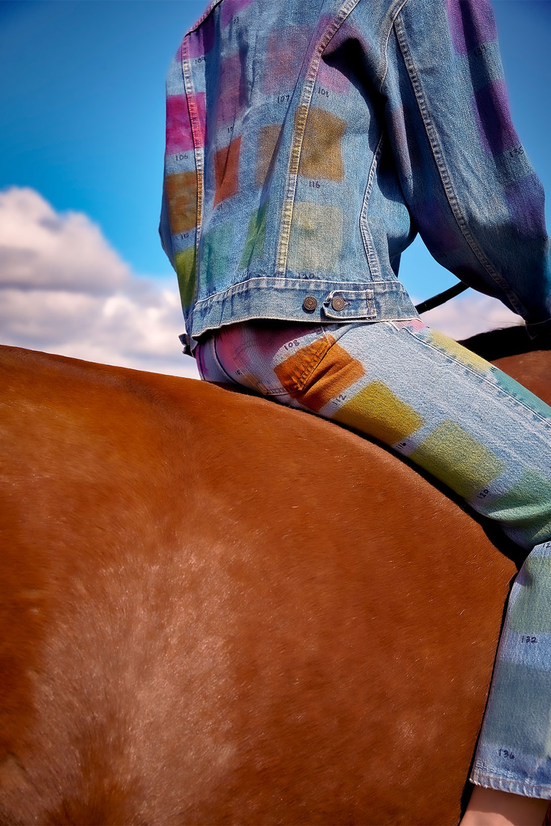 Collina Strada Levi's Spring Collaboration Denim Jeans 501 Trucker Jacket Release Price 