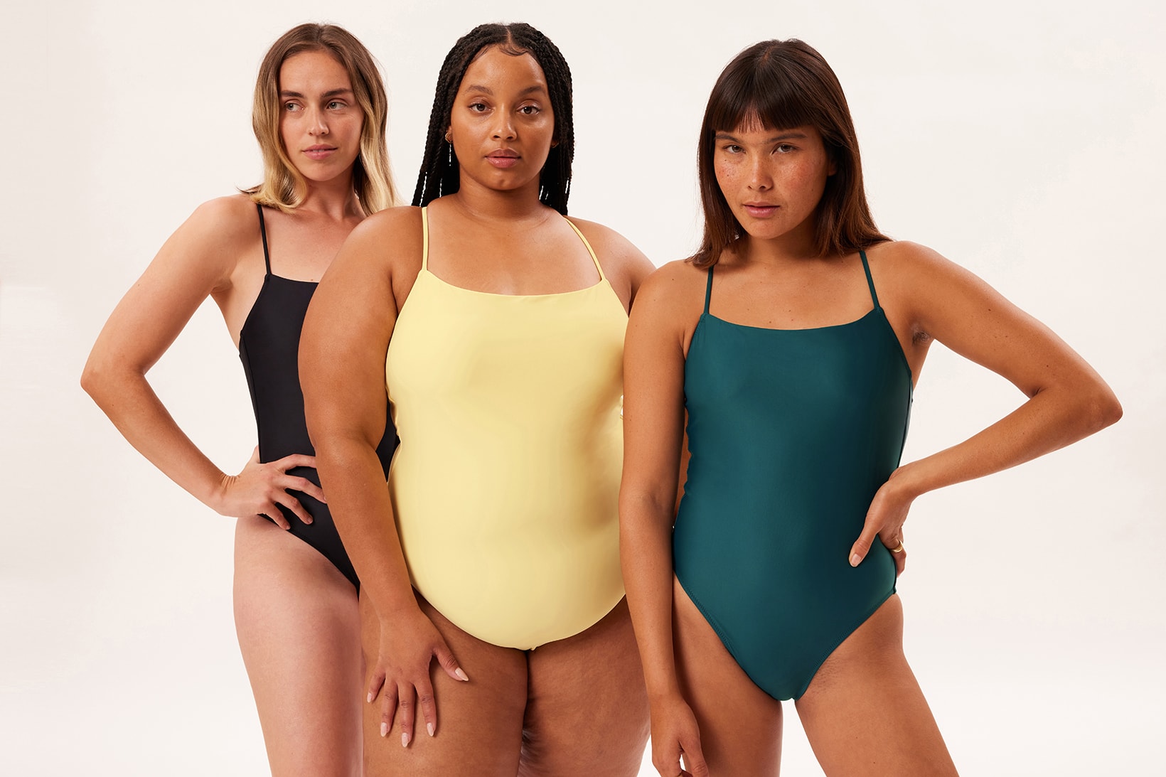 Girlfriend Collective Swimwear Collection Bikinis One Pieces