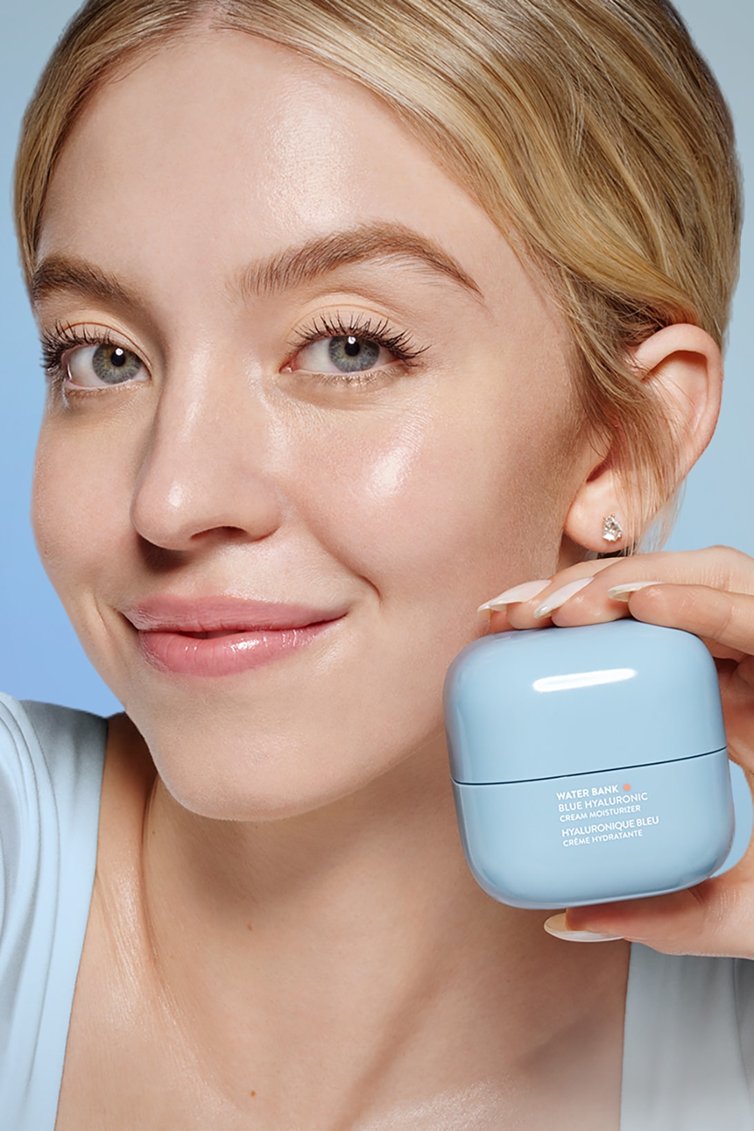 Sydney Sweeney Laneige Water Bank Collection Campaign Skincare
