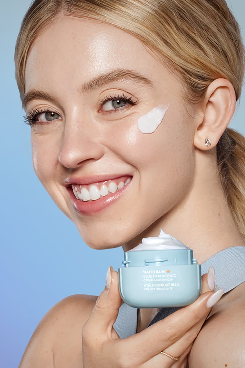 Sydney Sweeney Laneige Water Bank Collection Campaign Skincare