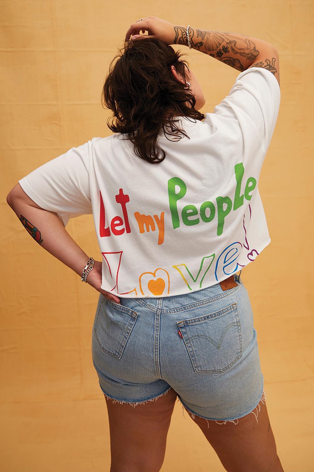 Levi's Pride Collection LGBTQ+ Community Tshirt Denim Shorts