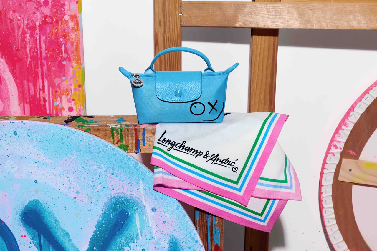 longchamp André Saraiva art artist collaboration fashion accessories handbag collection exclusive limited-edition 