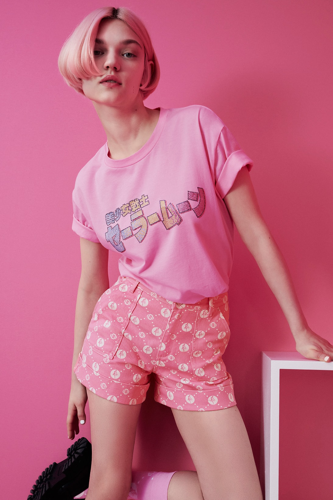 Maje Sailor Moon Limited Edition Capsule Collection Tshirt Shorts
