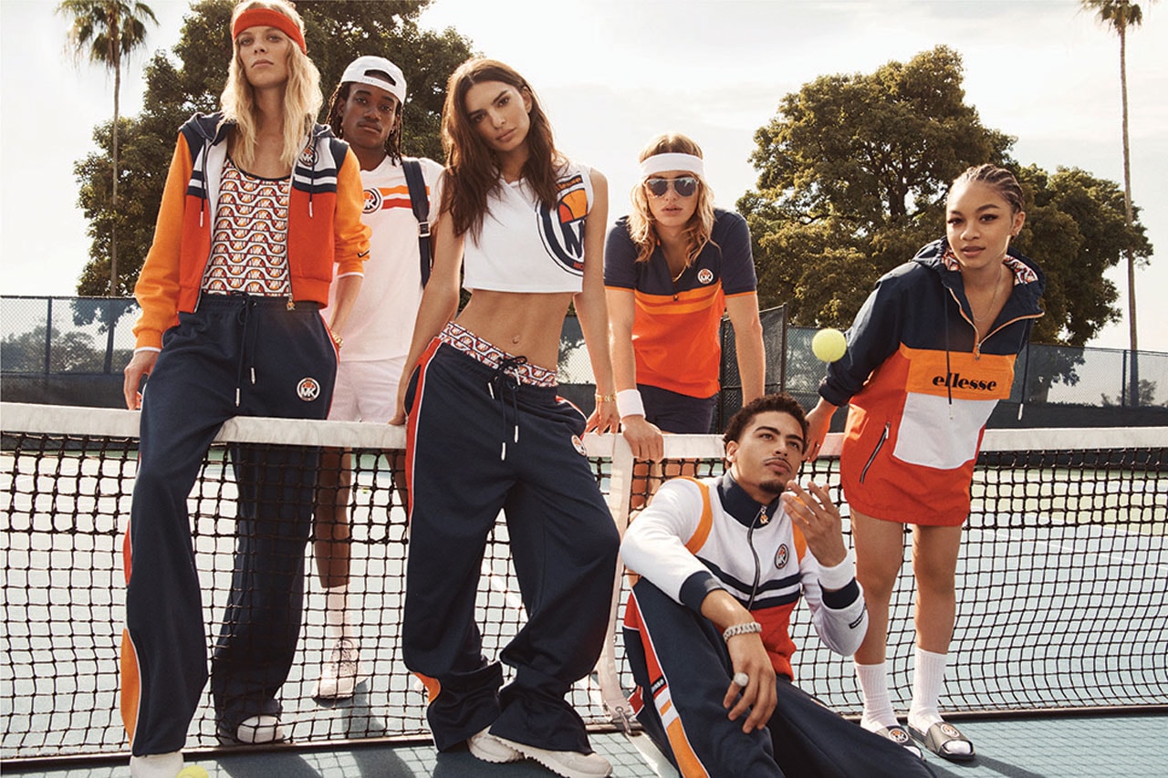 michael kors ellesse collection sports-inspired athletic styles athleisure capsule lifestyle pieces apparel footwear accessories tracksuits vintage-style swimsuits handbags hats