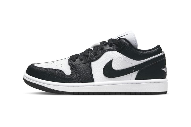 nike air jordan 1 low white black 