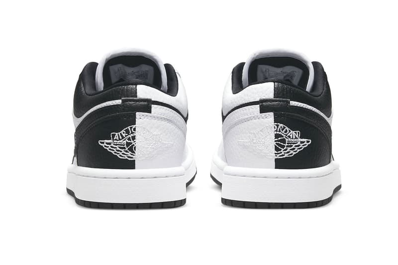 Nike Air Jordan 1 Low "Homage" Split Black White Official Images Release Info