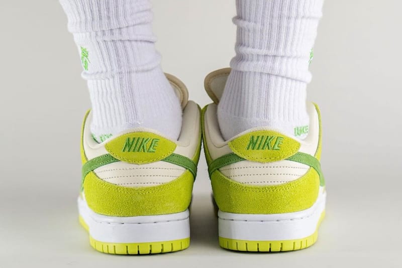 lime green nike sb