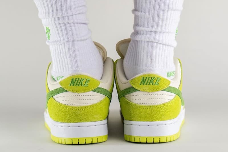 Nike SB 4/20 Dunk Low Green Apple White Sneakers Footwear Kicks Shoes