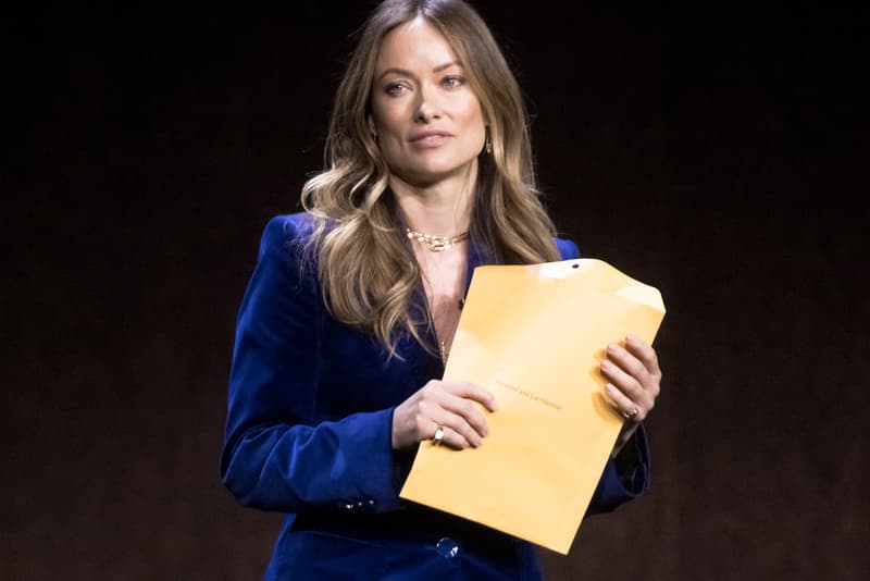 Olivia Wilde CinemaCon Custody Papers Jason Sudeikis