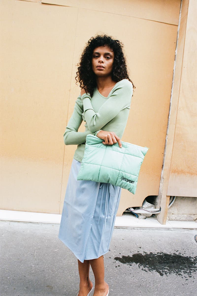 OpéraSPORT EDITION 09 Collection Lookbook Loungewear Sweatpants Bag Top Skirt