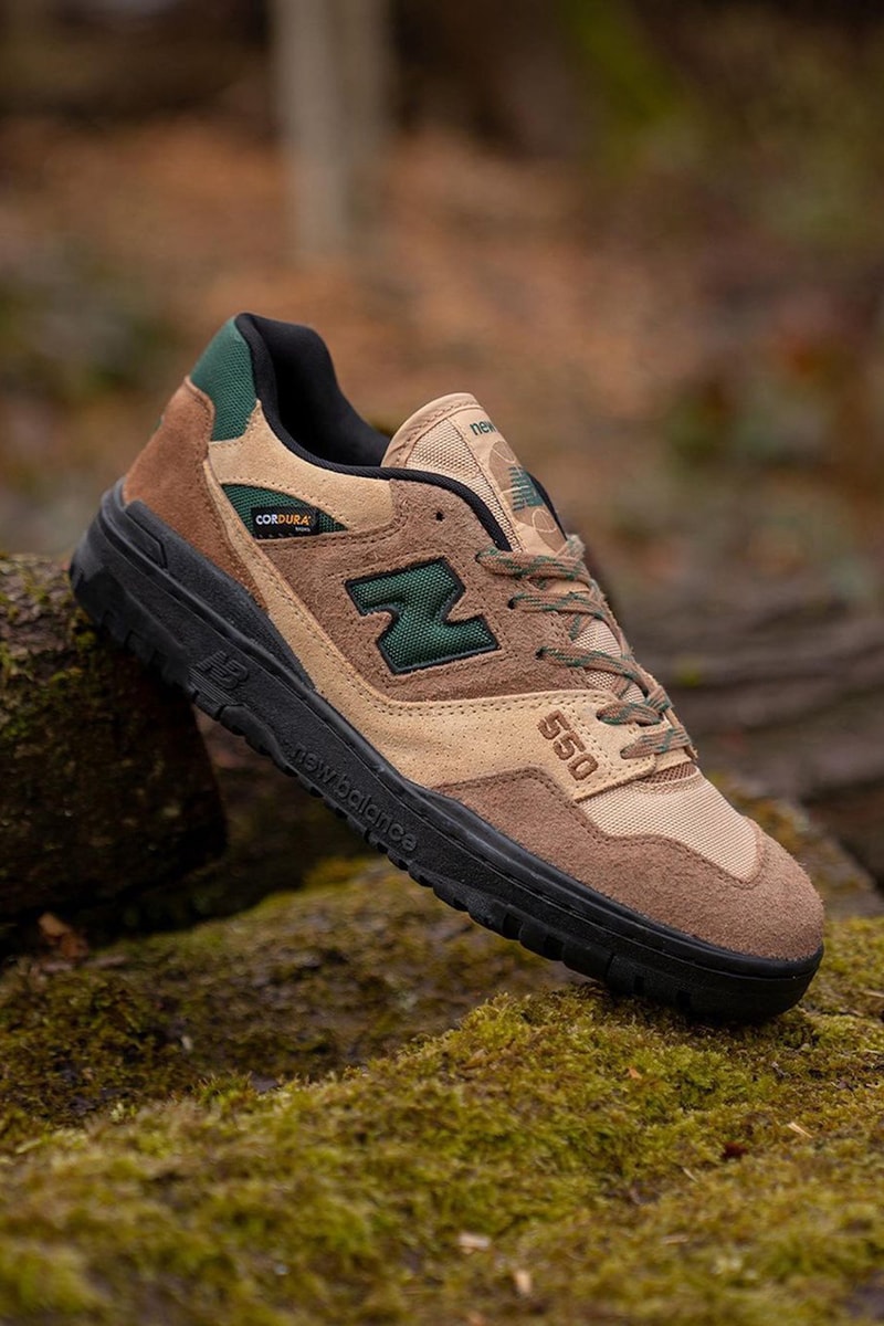 Size? New Balance 550 Cordura Pack Collaboration Sneakers 