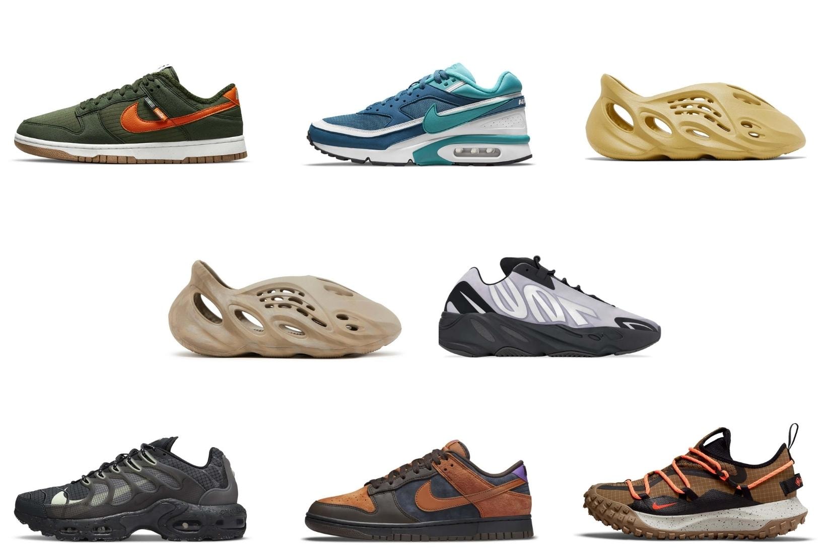 Sneaker Release Calendar Nike Dunk Yeezy adidas Foam Runner Price Release Info