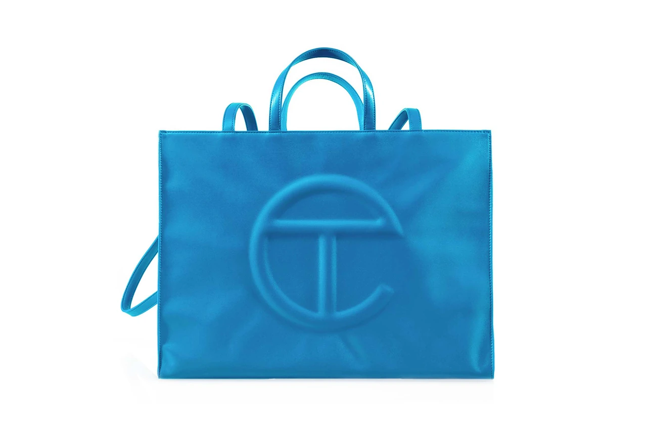 Telfar Clemes Blue Cyan Shopping Bag