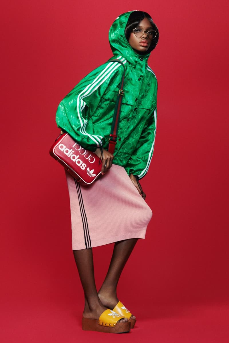 Adidas Gucci Fall 2022 80s Sportswear Collection Lookbook Tracksuits Dresses Shoes