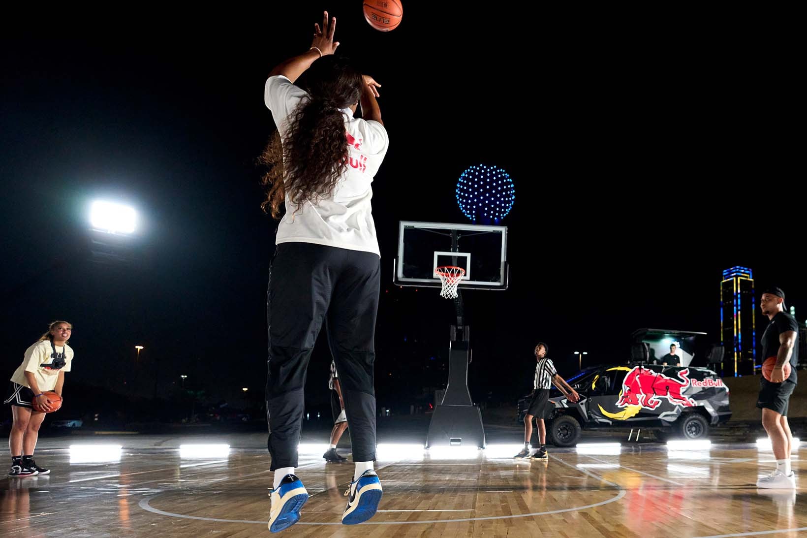 Arike Ogunbowale Dallas Wings WNBA Red Custom Bull Kobe 6 Interview