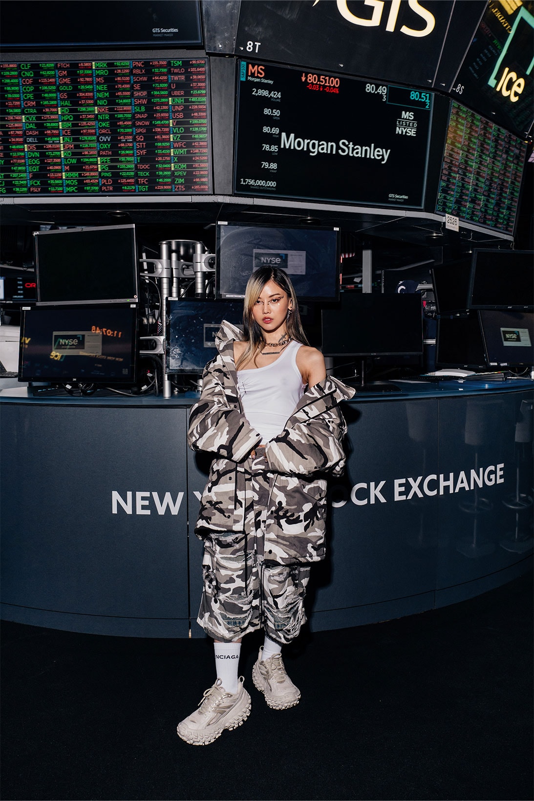 Balenciaga Spring 2023 NYSE Show Front Row Best Dressed Celebrities Alexa Demie Megan Thee Stallion Teyana Taylor Images