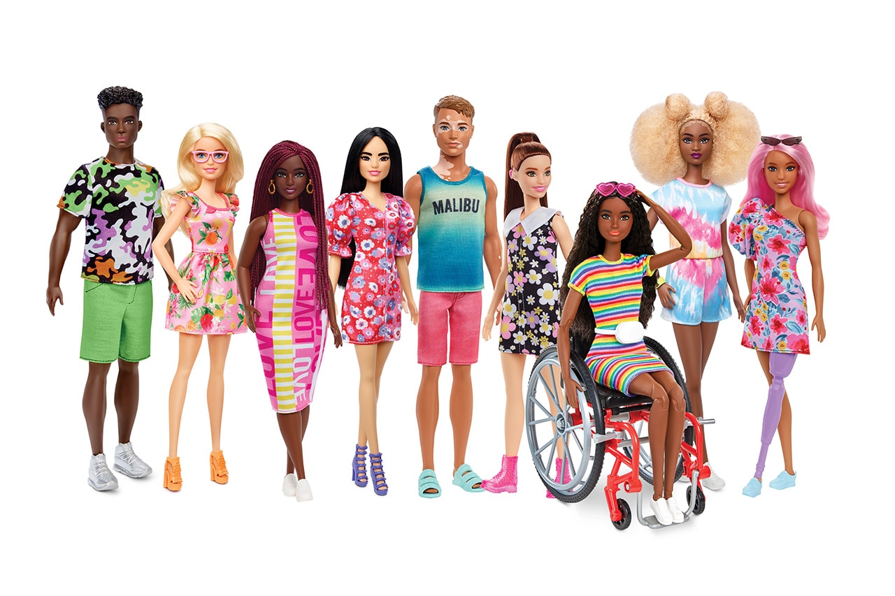 barbie fashionistas mattel vitiligo hearing aids diversity inclusivity dolls 