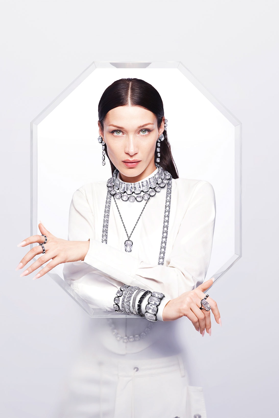 Bella Hadid Swarovski Brand Ambassador Campaign Face Announcement 