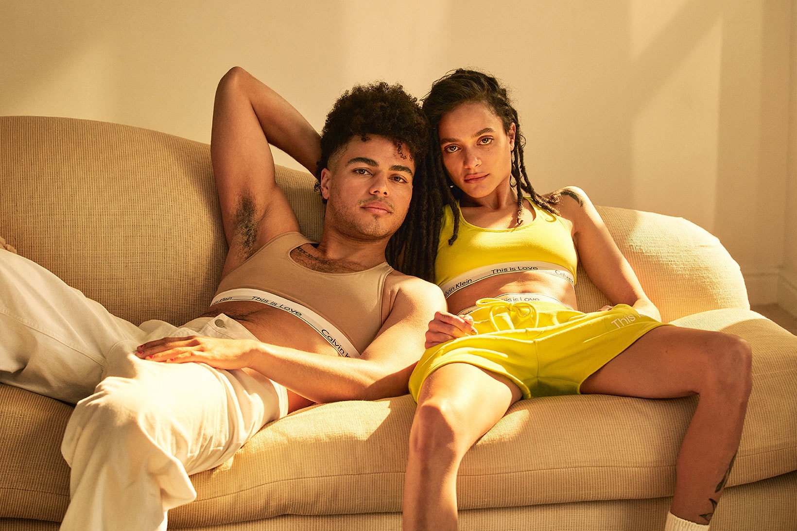 Calvin Klein Pride Month Campaign This Is Love LGBTQIA Sasha Lane Justice Smith Holli Smith Images