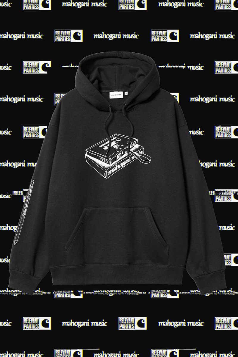 Carhartt WIP Workwear Brand Mahogani Music Record Label Podcast T-Shirts Cassette Tape