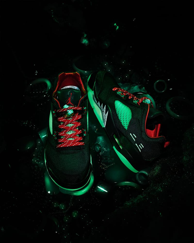air jordan 5 glow in the dark