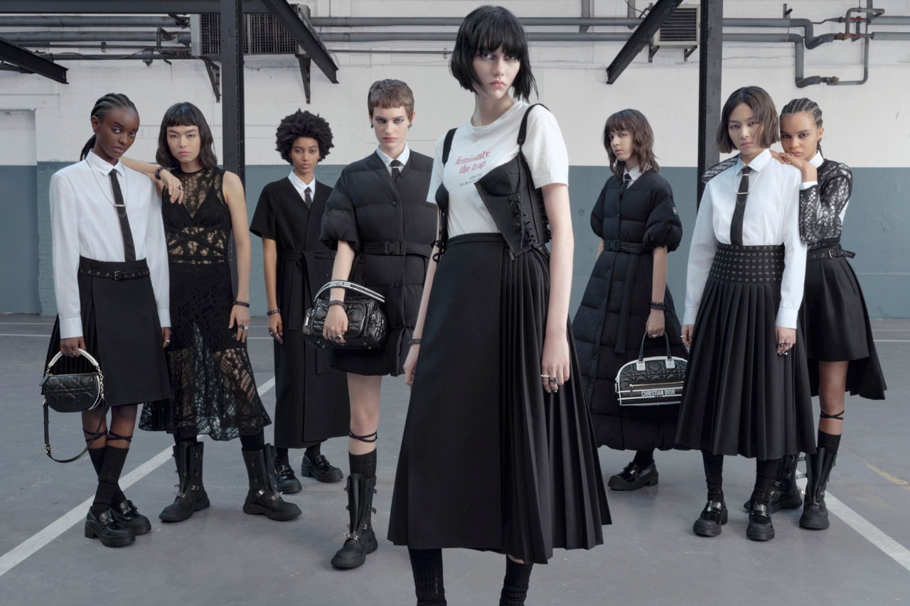 Dior Fall Collection Campaign Portrait Lookbook Bags Skirts Jackets