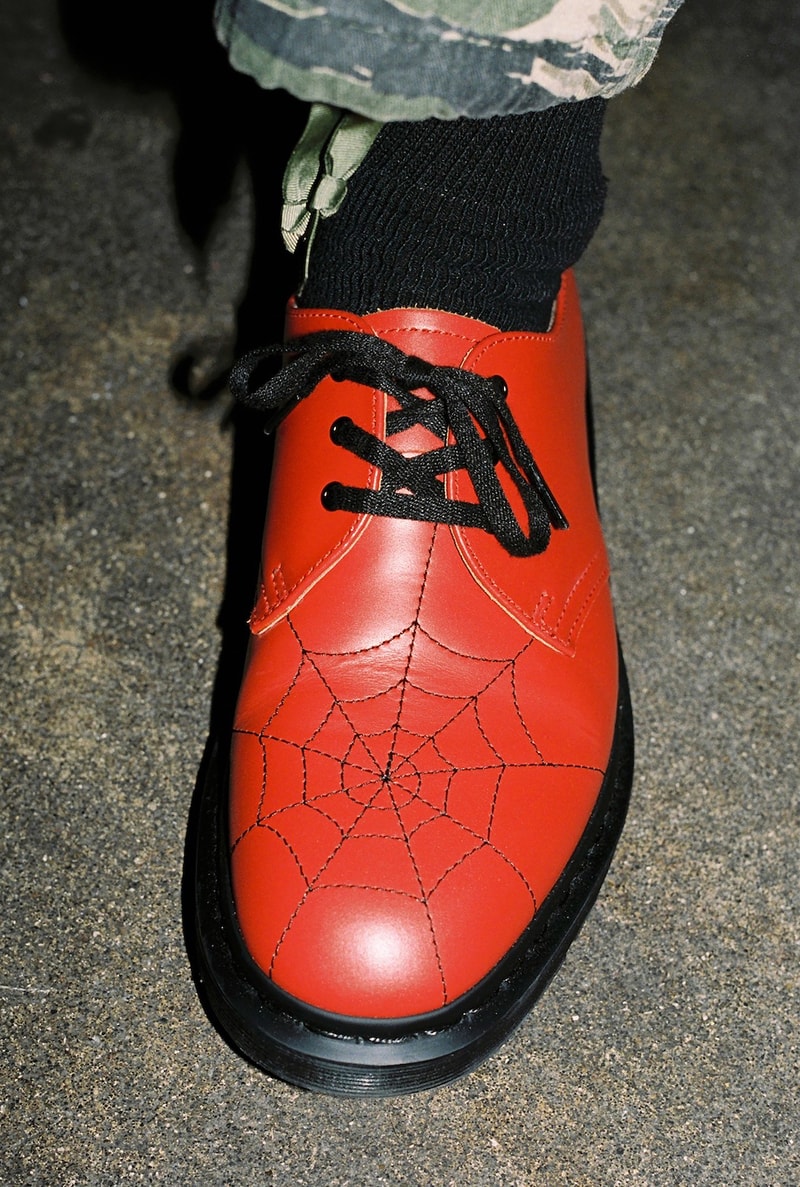 Supreme Dr. Martens 3-Eye Shoe Collaboration Red White Black