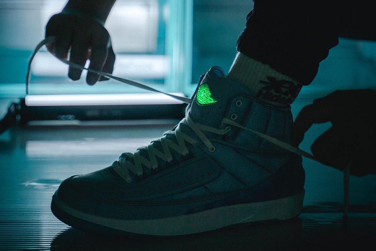 J Balvin Air Jordan 2 Collaboration Glow in the Dark Release Info On-Foot Collaboration Price