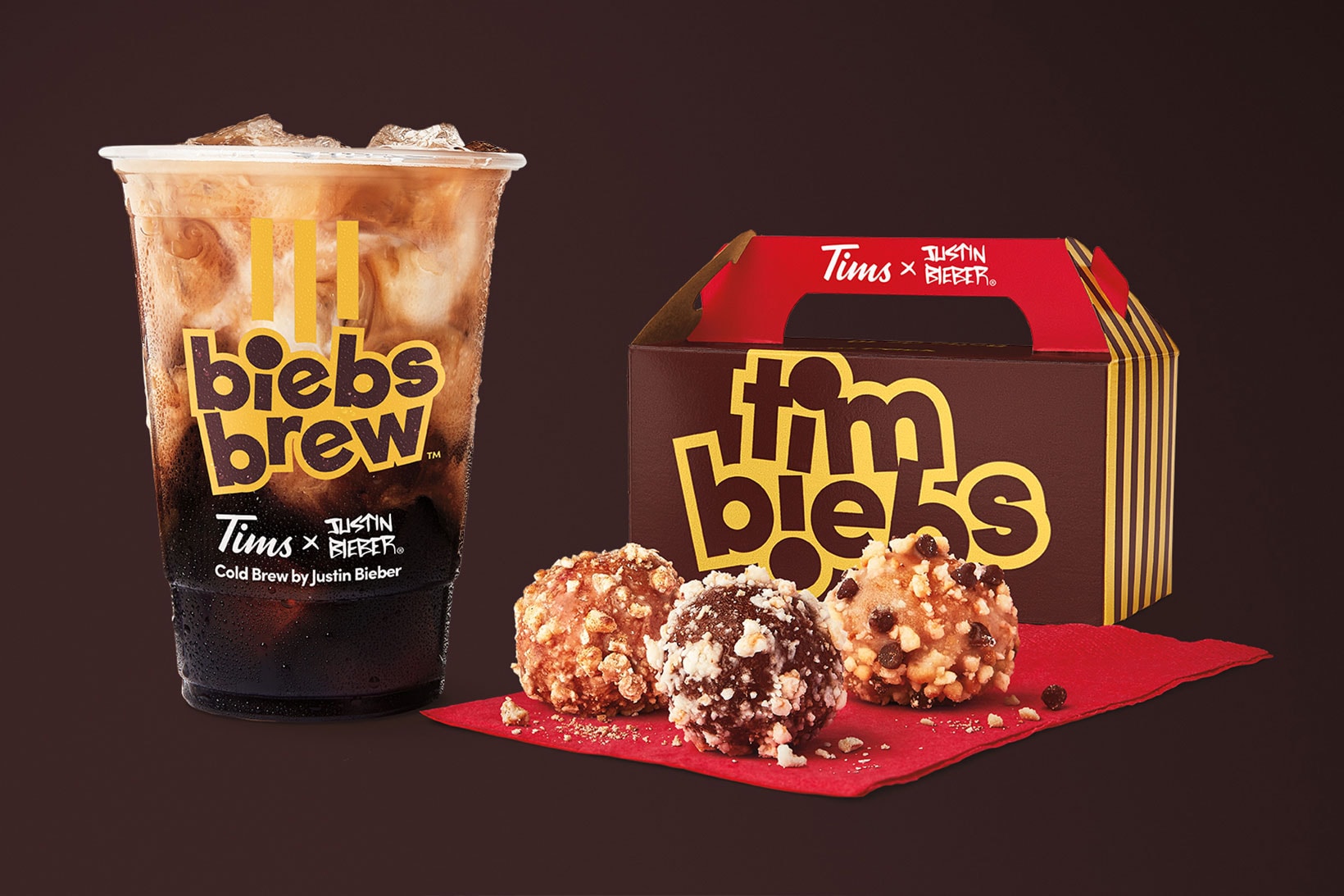 Justin Bieber Tim Hortons Biebs Brew Coffee French Vanilla Launch Where to buy