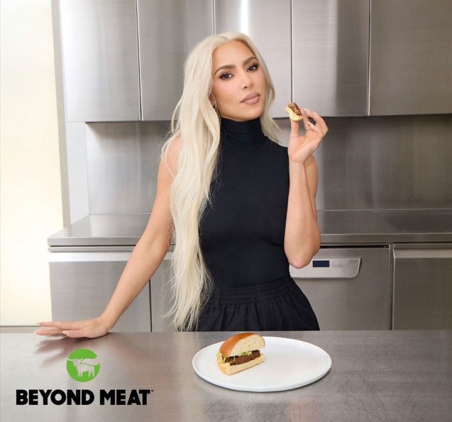 Kim Kardashian Beyond Meat Chief Taste Consultant Campaign Announcement Info