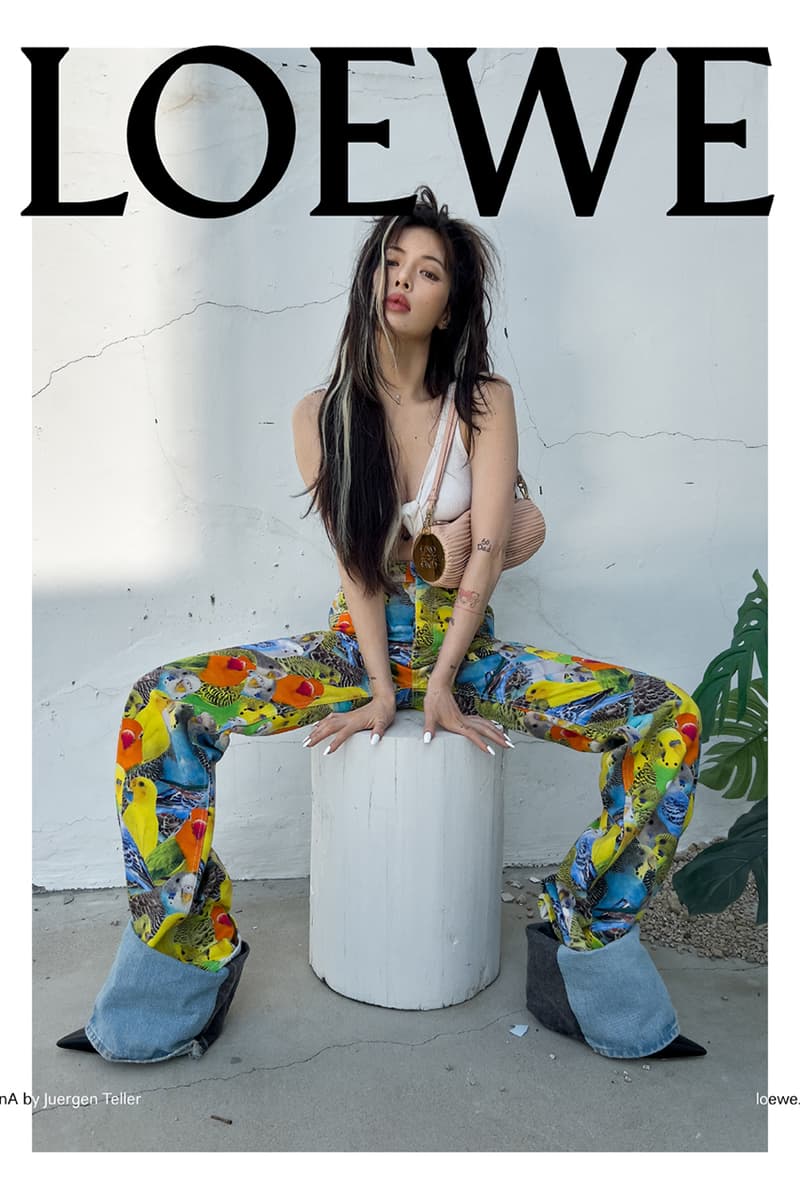 loewe pre-fall 2022 campaign kaia gerber anthony hopkins caroline polachek lynda benglis caroline polachek