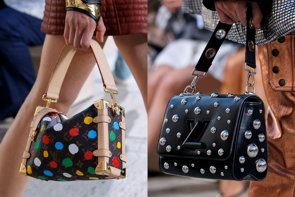 See the first set of bags from the Louis Vuitton x Yayoi Kusama  collaboration, which debuted at the Cruise 2023 show