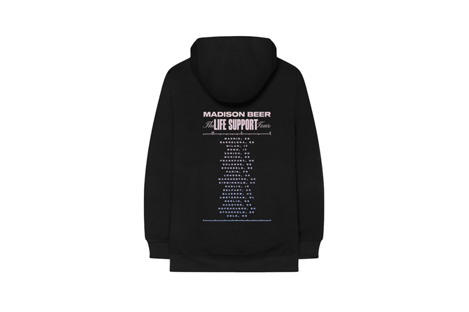 Madison Beer Life Support EU Tour Merch Collection 