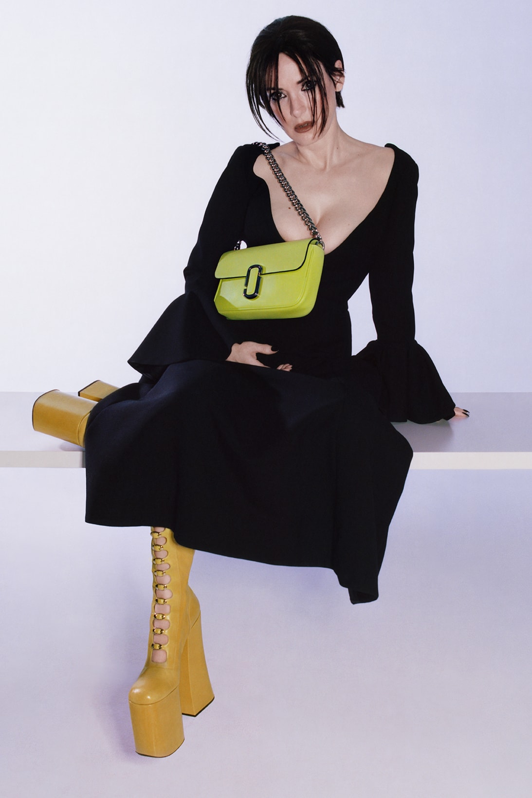 Winona Ryder Marc Jacobs J Shoulder Bag Campaign