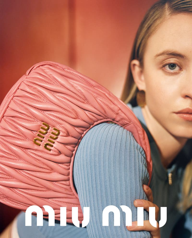 Miu Miu Sydney Sweeney Wander Handbag Campaign Images Tyrone Lebon Lotta Volkova