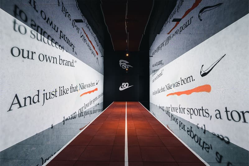 Nike at 50' Anniversary Exhibition in Hong Kong | HYPEBAE