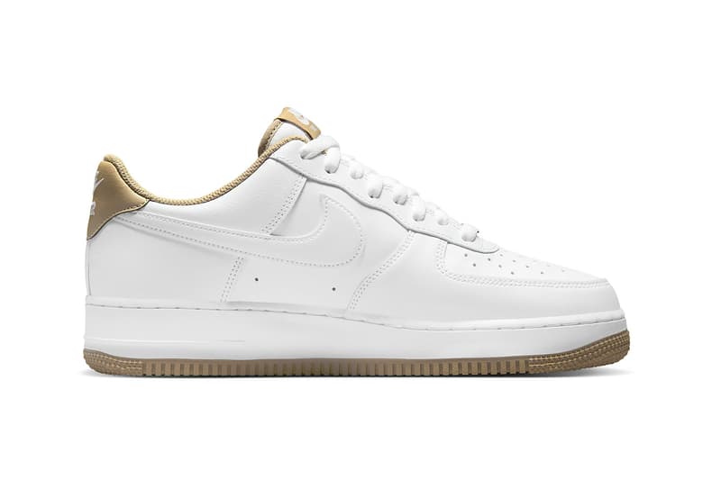 Nike Air Force 1 Low White and Taupe Release | HYPEBAE