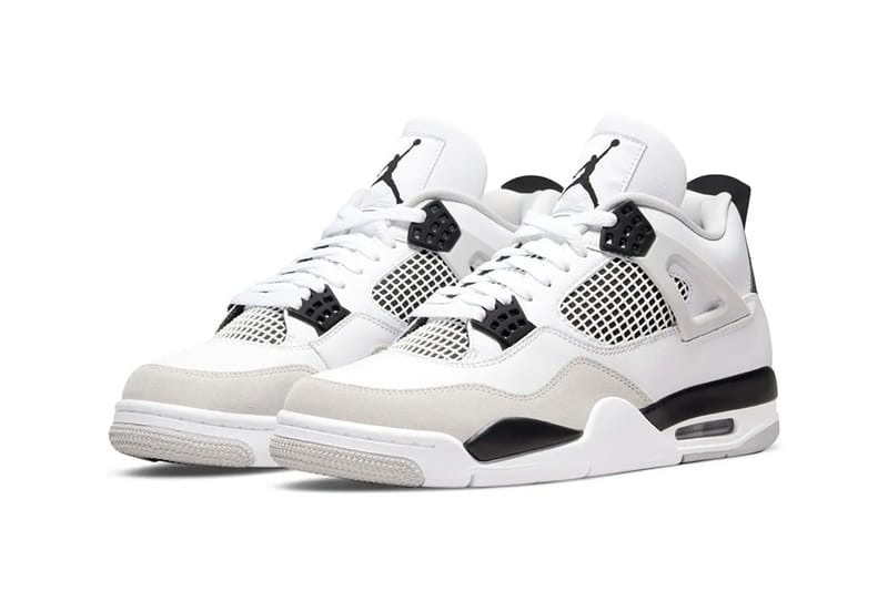 air jordan 4 black and white