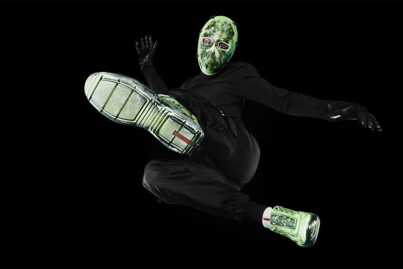 Prada Cassius Hirst America's Cup Linea Rossa Sneakers ATT4CK, D3CAY, SUST4IN, REL3ASE Info