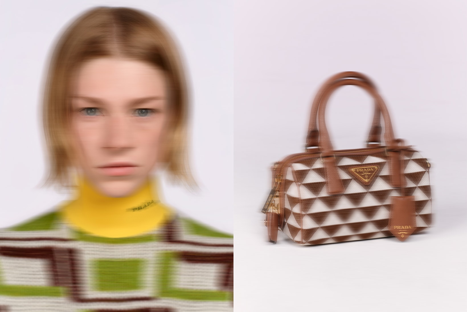 Prada Symbole Handbag Campaign Hunter Schafer Designer 