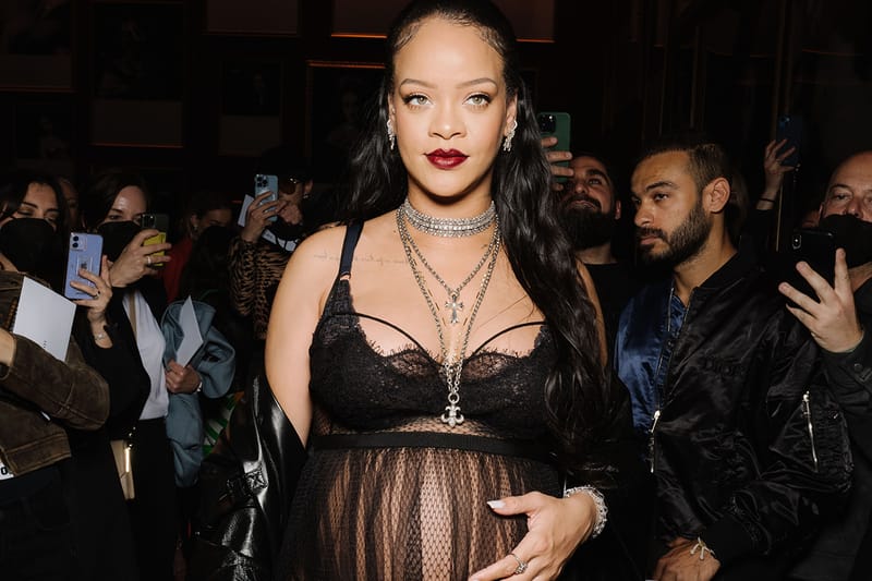 Rihanna Stuns in See-Through Miu Miu Set for Date Night