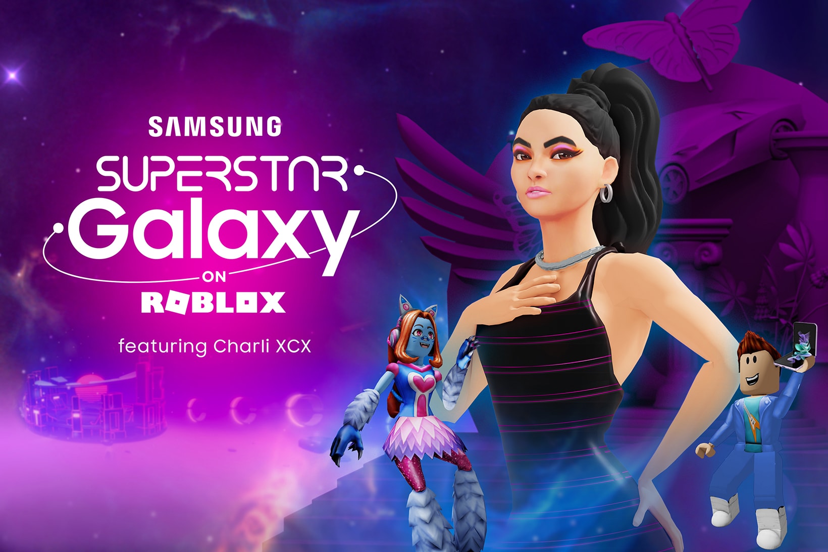 Samsung Roblox Metaverse Concert Charli XCX 
