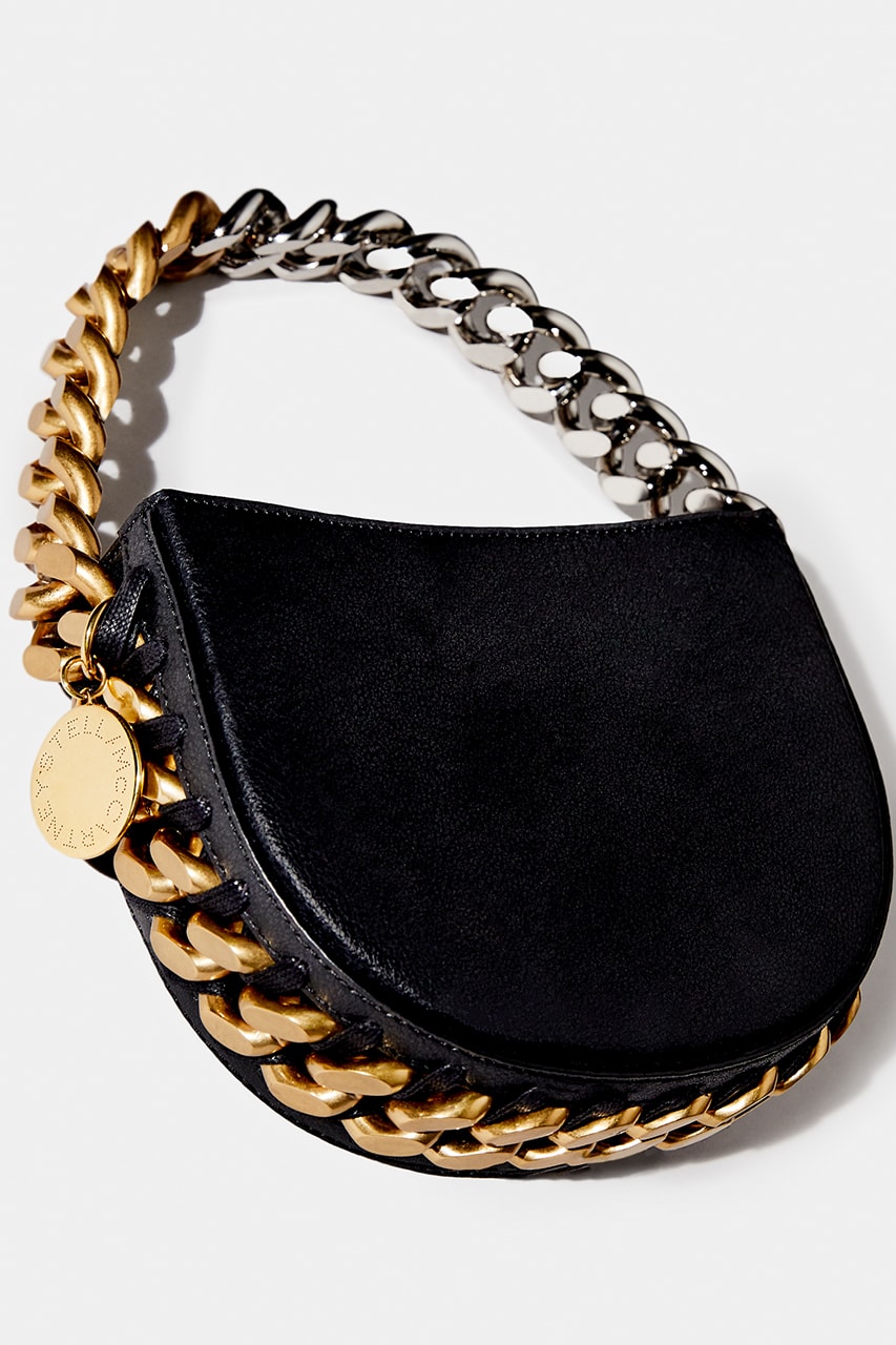 Stella McCartney Frayme Mylo Mushroom Luxury Handbag Chain Gold Silver