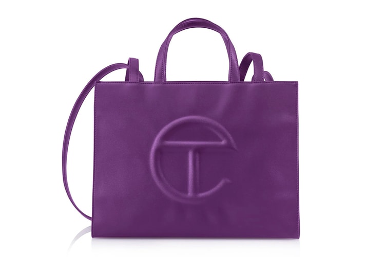 Telfar's Signature Shopping Bag To Drop In "Grape"