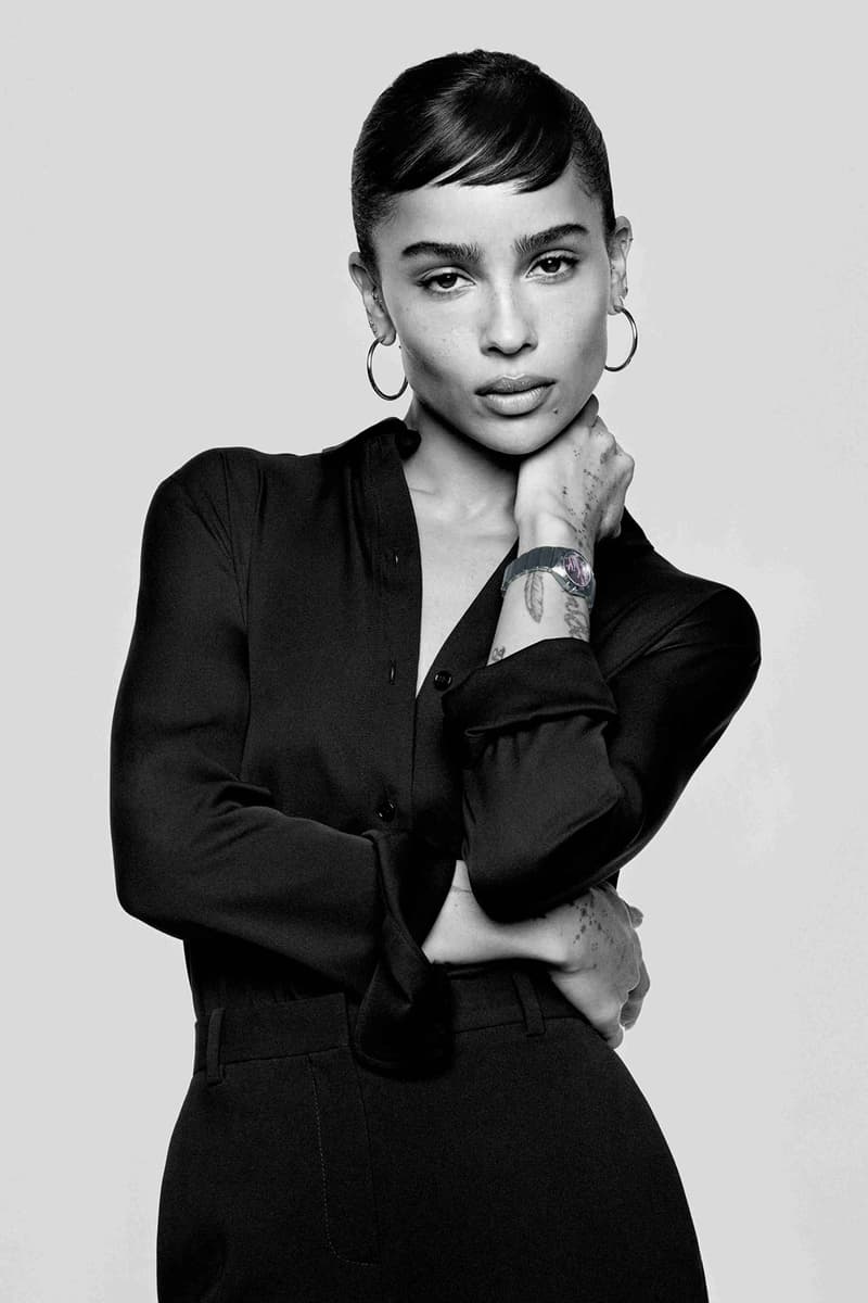 Zoë Kravitz Omega Brand Ambassador Watches Campaign Announcement