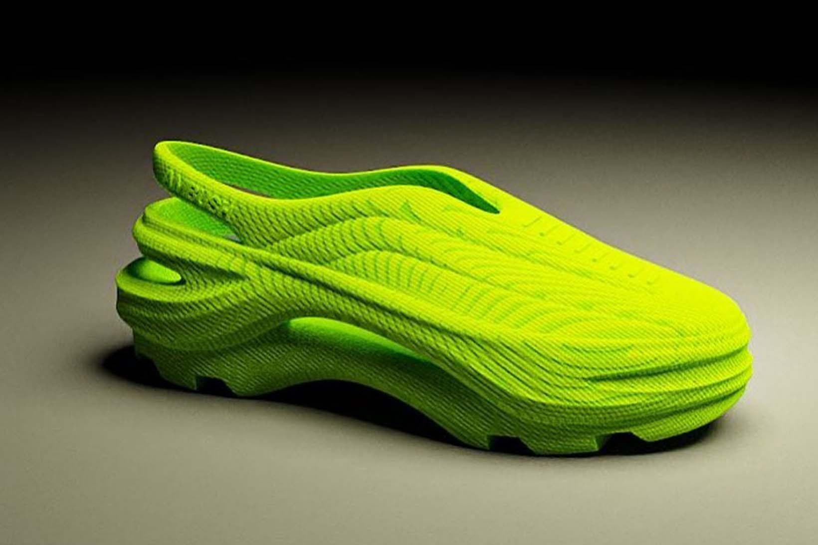 AMBUSH Yoon Ahn Zellerfeld Metaverse 3D Printed Shoe Collaboration Green