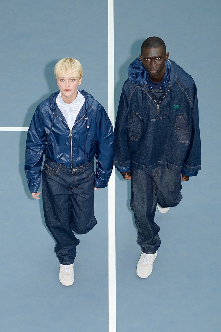 A.P.C. Lacoste Collaboration Crocodile Summer Tennis Jackets Trousers Polo Shirts