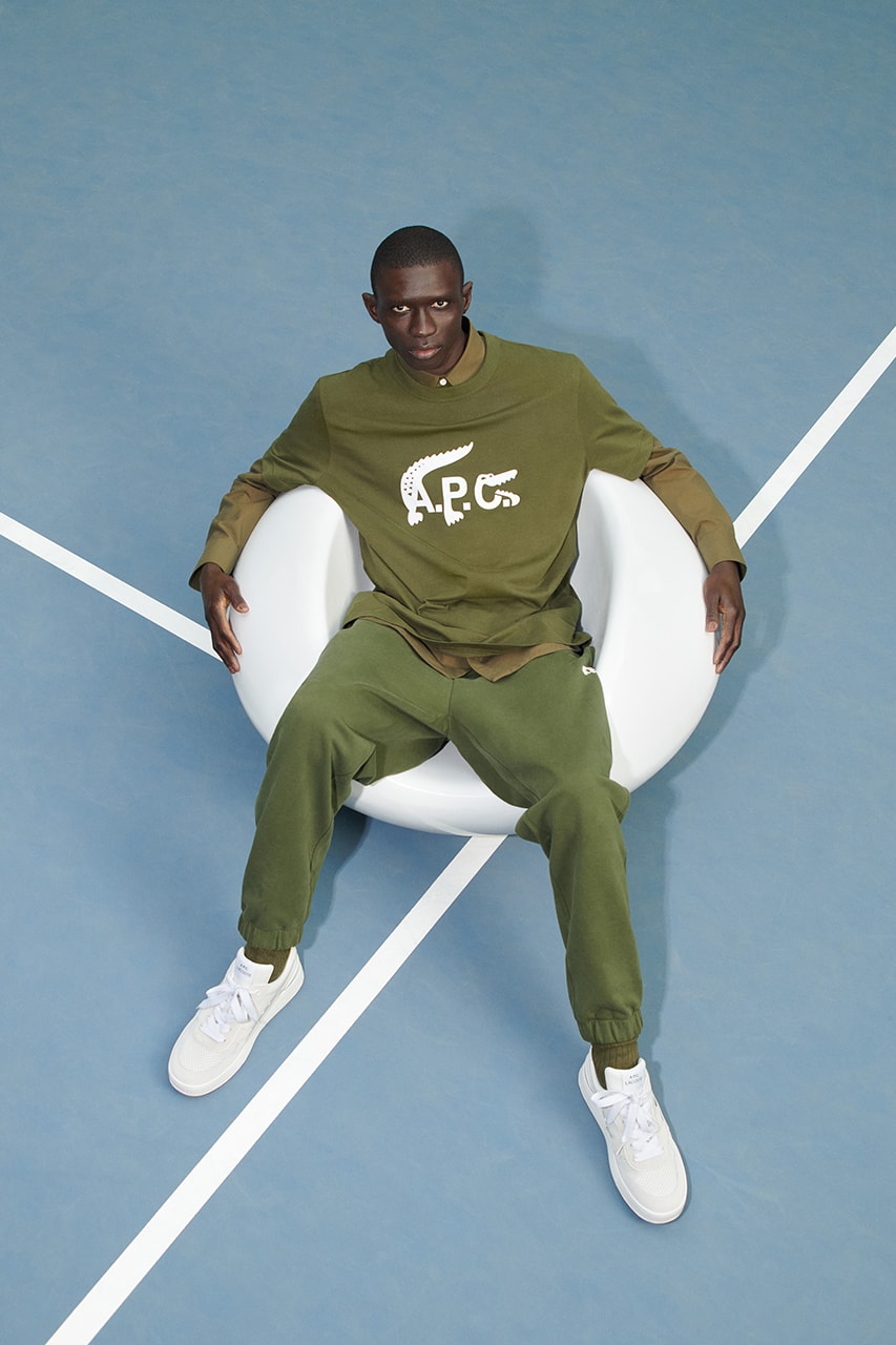 A.P.C. Lacoste Collaboration Crocodile Summer Tennis Jackets Trousers Polo Shirts