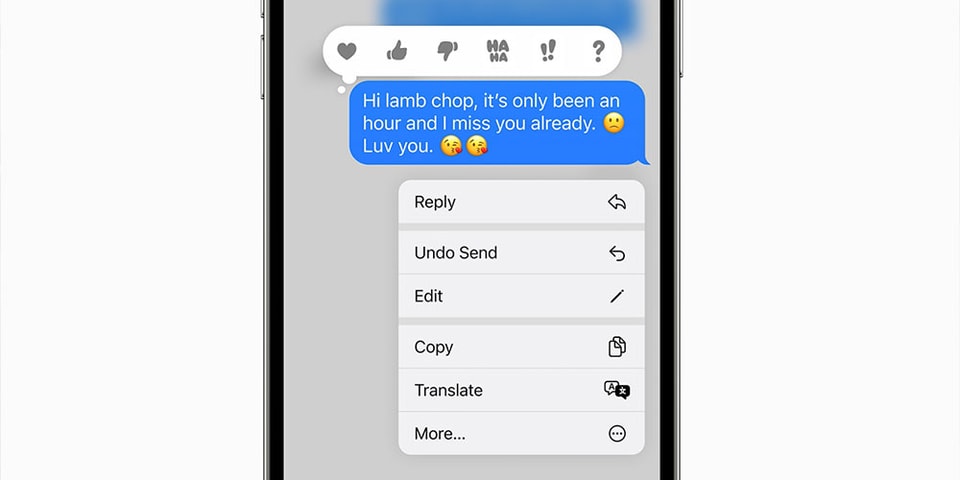 Apple is introducing editable texts and 'unsend' in messages
